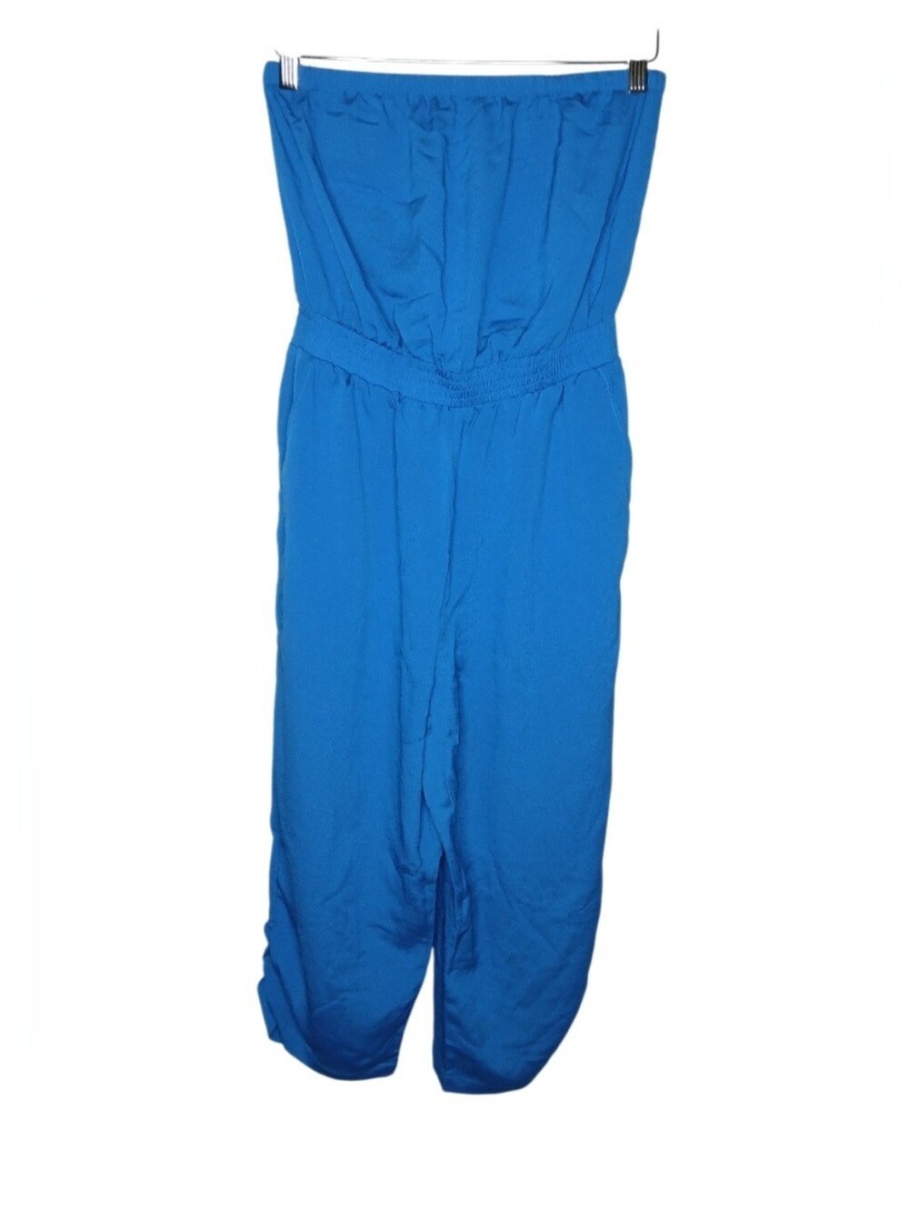 Walter by Walter Baker Electric Blue Strapless Jumpsuit